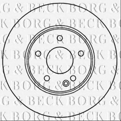 BORG & BECK bbd4470 -  Тормозной диск